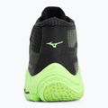 Tinklinio bateliai Mizuno Wave Lightning Elite Mid black/glowing apple/mandarin orange 6