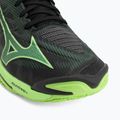 Tinklinio bateliai Mizuno Wave Lightning Elite Mid black/glowing apple/mandarin orange 7