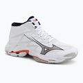 Tinklinio bateliai Mizuno Wave Lightning Elite Mid white/black/fiery red
