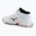 Tinklinio bateliai Mizuno Wave Lightning Elite Mid white/black/fiery red 3