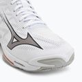 Tinklinio bateliai Mizuno Wave Lightning Elite Mid white/black/fiery red 7