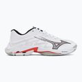 Tinklinio bateliai Mizuno Wave Lightning Elite white/black/fiery red 2