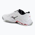Tinklinio bateliai Mizuno Wave Lightning Elite white/black/fiery red 3