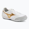Futbolo bateliai Mizuno Morelia Sala Pro TF white/football gold/galaxy silver
