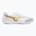 Futbolo bateliai Mizuno Morelia Sala Pro IN white/football gold/galaxy silver 2