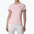 Moteriški teniso marškinėliai Mizuno Stargazer Tee pinkesque
