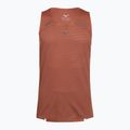 Vyriški bėgimo marškinėliai Mizuno Tech Light Tank copper brown