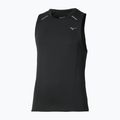 Vyriški bėgimo marškinėliai Mizuno Active DryAeroFlow Tank Top black