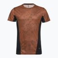 Vyriški bėgimo marškinėliai  Mizuno Active DryAeroFlow Graphic copper brown