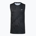 Vyriški bėgimo marškinėliai Mizuno Core Graphic Sleeveless black/gray