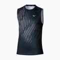Vyriški bėgimo marškinėliai Mizuno Core Graphic Sleeveless black/gray