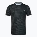 Vyriški bėgimo marškinėliai Mizuno Core Graphic Tee black/gray