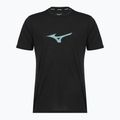 Vyriški bėgimo marškinėliai Mizuno Core Runbird Tee black