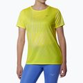 Moteriški bėgimo marškinėliai Mizuno Core Graphic Tee lightning yellow