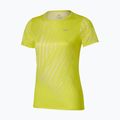 Moteriški bėgimo marškinėliai Mizuno Core Graphic Tee lightning yellow 2
