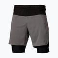 Vyriški bėgimo šortai Mizuno Trail Multipocket 2in1 lava smoke 3