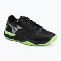 Padelio batai Mizuno Wave Enforce Court Padel black/foliage green/glowing ap