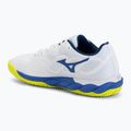 Vyriški teniso batai Mizuno Wave Enforce Court CC white/dazzling blue/lightning 3