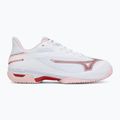 Moteriški teniso batai Mizuno Wave Exceed Court CC W white/pinkesque/barbados cherr 2