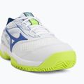 Vyriški teniso batai Mizuno Break Shot 5 CC white/dazzling blue/lightning 7