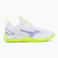 Tinklinio bateliai Mizuno Wave Luminous 3 white/lightning yellow/dazzling blue 2