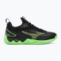 Tinklinio bateliai Mizuno Wave Luminous 3 black/glowing apple/mandarin orange 2