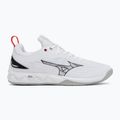 Tinklinio bateliai Mizuno Wave Luminous 3 white/black/fiery red 2