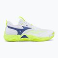Tinklinio bateliai Mizuno Wave Momentum Elite white/lightning yellow/dazzling blue 2