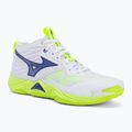Tinklinio bateliai Mizuno Wave Momentum Elite Mid white/lightning yellow/dazzling blue