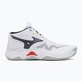 Tinklinio bateliai Mizuno Wave Momentum Elite Mid white/black/fiery red 2