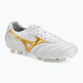Futbolo bateliai Mizuno Morelia II Japan FG white/football gold/galaxy silver