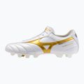 Futbolo bateliai Mizuno Morelia II Pro FG white/football gold/galaxy silver
