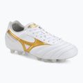 Futbolo bateliai Mizuno Morelia II Pro FG white/football gold/galaxy silver