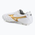 Futbolo bateliai Mizuno Morelia II Pro FG white/football gold/galaxy silver 3
