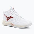 Moteriški tinklinio bateliai Mizuno Wave Momentum Pro Mid white/rose elegance/lava falls