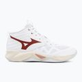 Moteriški tinklinio bateliai Mizuno Wave Momentum Pro Mid white/rose elegance/lava falls 2