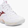 Moteriški tinklinio bateliai Mizuno Wave Momentum Pro Mid white/rose elegance/lava falls 7