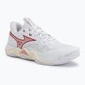 Moteriški tinklinio bateliai Mizuno Wave Momentum Elite white/rose elegance/lava falls