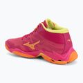 Tinklinio bateliai Mizuno Wave Lightning Elite Mid pink tetra/fortune yellow/light 3
