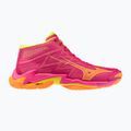 Tinklinio bateliai Mizuno Wave Lightning Elite Mid pink tetra/fortune yellow/light