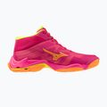 Tinklinio bateliai Mizuno Wave Lightning Elite Mid pink tetra/fortune yellow/light 2