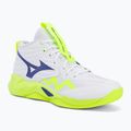 Tinklinio bateliai Mizuno Wave Momentum Pro Mid white/lightning yellow/dazzling blue