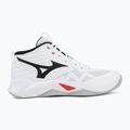 Tinklinio bateliai Mizuno Wave Momentum Pro Mid white/black/fiery red 2