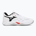 Tinklinio bateliai Mizuno Wave Momentum Pro white/black/fiery red 2