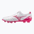 Futbolo bateliai Mizuno Morelia Neo IV Pro FG white/fuchsia purple/fuchsia purple