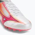 Futbolo bateliai Mizuno Alpha III Japan AG white/fuchsia purple 7
