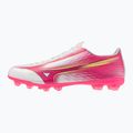 Futbolo batai Mizuno Alfa III Select FG white/fuchsia purple