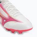 Futbolo batai Mizuno Alfa III Select FG white/fuchsia purple 7