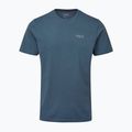 Rab Stance Mountain Peak vyriški trekingo marškinėliai mėlyni QCB-66 4