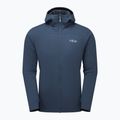 Vyriška striukė nuo vėjo Rab Xenair Alpine Flex tempest blue